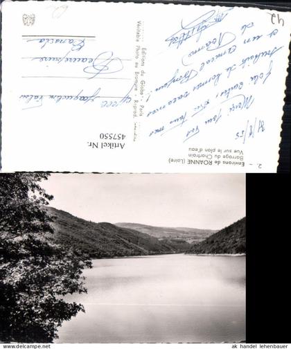 457550,Rhone-Alpes Loire Roanne Barrage du Chartrain Stausee