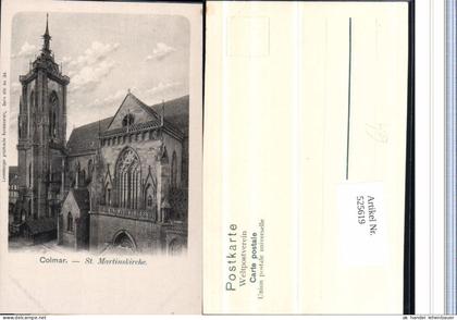 525619,Elsass Haut Rhin Colmar im Elsass Martinskirche Kirche