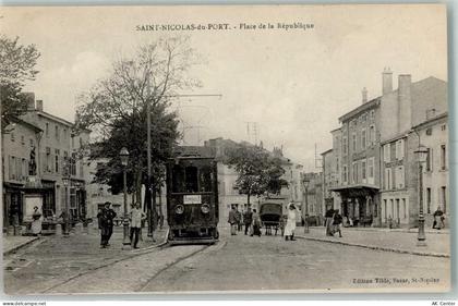 54210 Saint-Nicolas-de-Port 1916 - Place de Republique , Straßenbahn AK... - 13603658