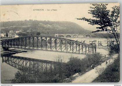 54460 Liverdun 1913 - Les 3 Ponts - 51676273