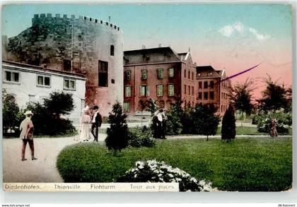 57100 Thionville Lithographie Flohturm - 51637196