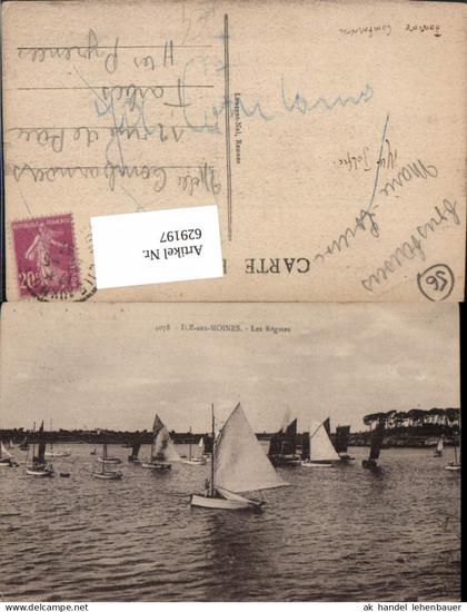 629197,Ile-aux-Moines Les Regates Segelboote Segeln France