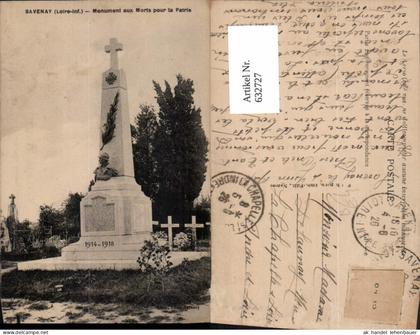 632727,Savenay Loire-Inf. Monument aux Morts pour la Patrie France