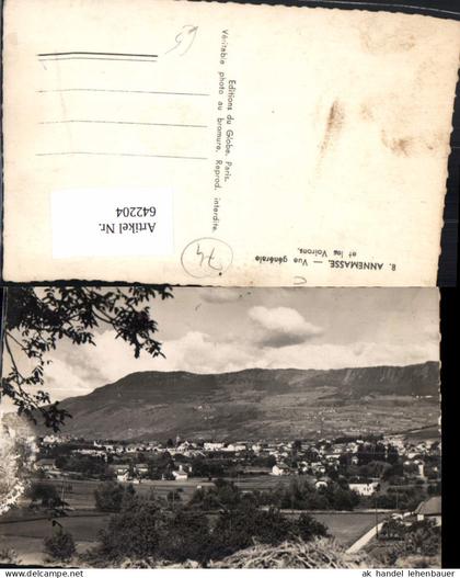 642204,Foto Ak Annemasse Vue generale et les Voirons France