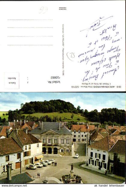 710882 France Arc-en-Barrois Haute Marne L Hotel de Ville et la Motte
