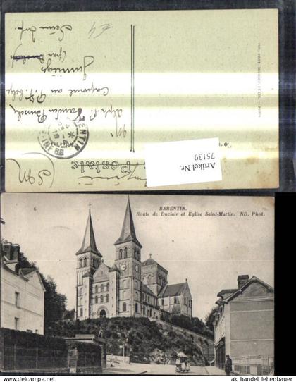 75139,Barentin Route de Duclair et Eglise Saint Martin