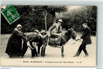92350 Le Plessis-Robinson - Poussez donc eh Esel Frau Mann - 39344563
