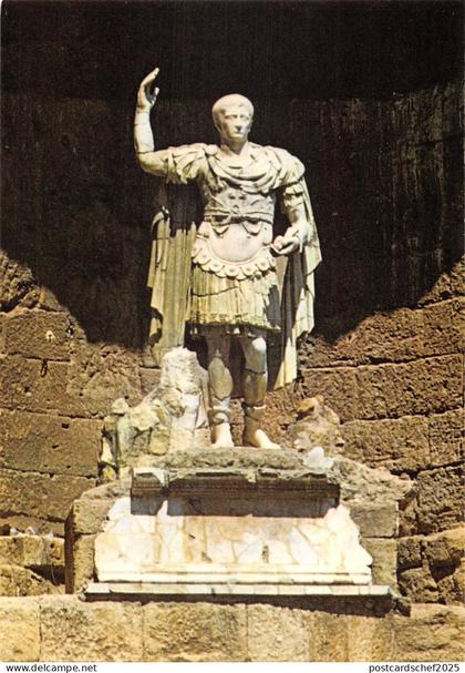 B110368 France Orange La Statue de l'Empereur Auguste Statue Theatre Romain