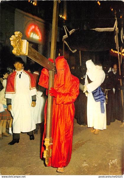 B74502 la corse sartene procession du catenacciu  france