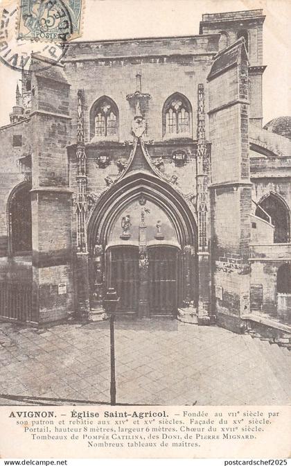 BF10250 avignon eglise saint agricol france      France