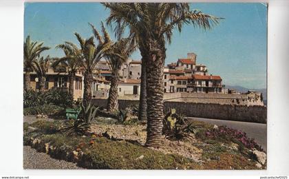 BF20846 antibes la vieille ville les jardins  france front/back image