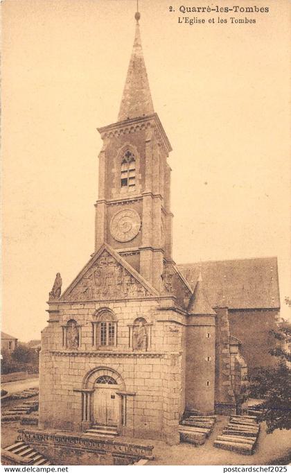 BR39621 Quarre les tombes l eglise et les tombes france