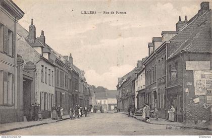 France Lillers Rue de Pernes Street Shop Posters vintage postcard B964
