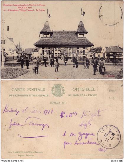Roubaix Exposition internationale du Nord de la France - Village Flamand 1911