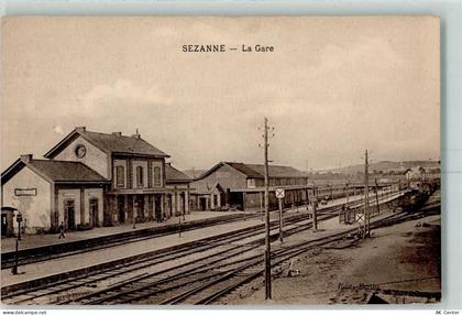 Sezanne La Gare AK Bahnhof Frankreich - 13154244