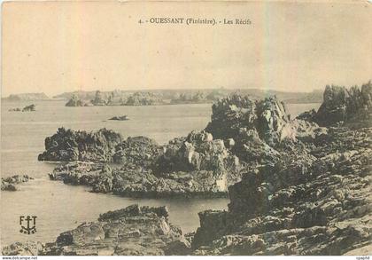 CPA Ouessant Finistere Les Recifs