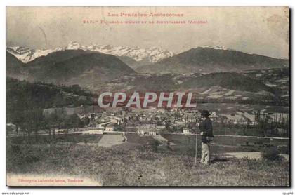 CPA Panorma d'Oust et le montvallier (Ariege)