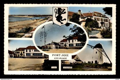 62 - OYE-PLAGE - PORT-JOIE - MULTIVUES ET BLASON