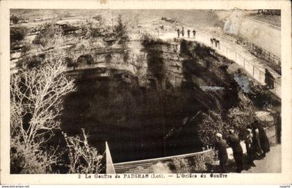 Padirac CPA L'orifice du gouffre