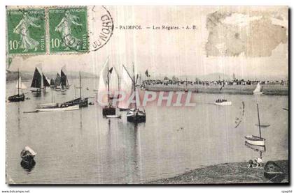 CPA Paimpol Les Regates Bateaux