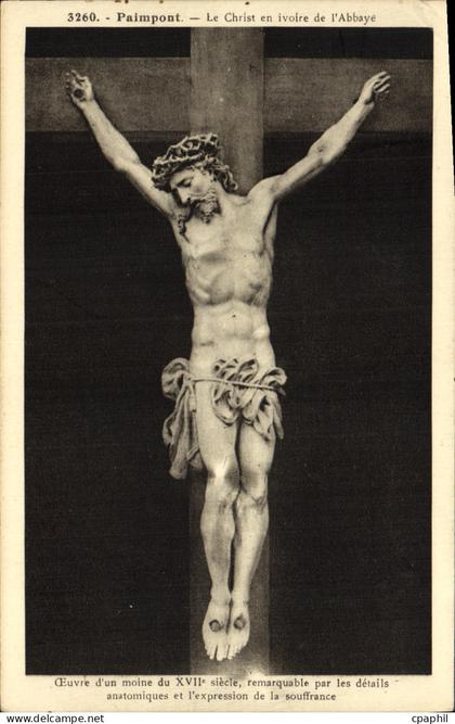 CPA Paimpont Le Christ en Ivoire de L Abbaye