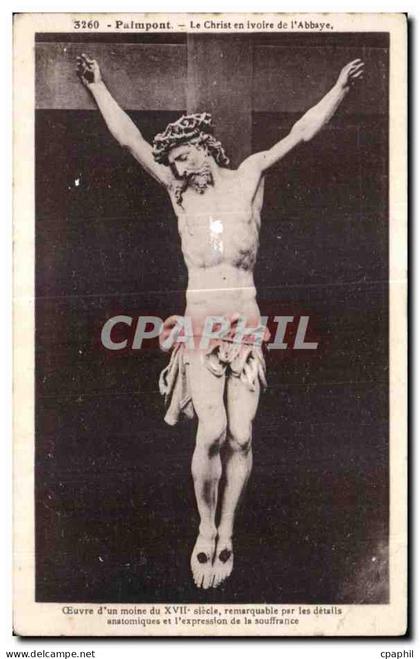 CPA Paimpont Le Christ en Ivoire de L Abbaye