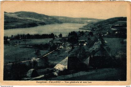 CPA Dauphiné - PALADRU - Vue générale et son Lac (434568)