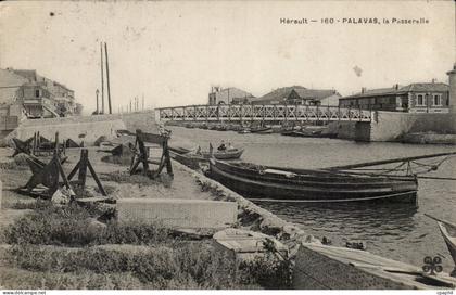 Palavas les Flots CPA La passerelle