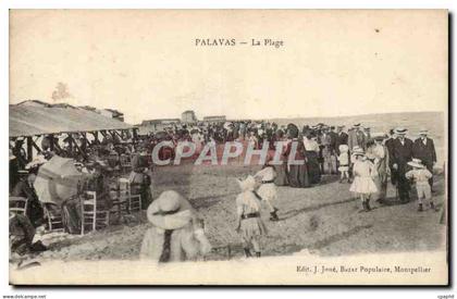 Palavas les Flots CPA La plage