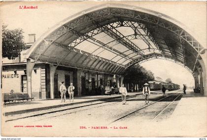 CPA PAMIERS La Gare (804549)