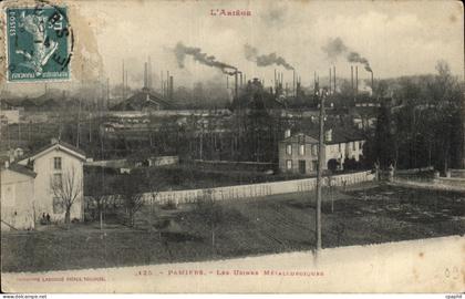 Pamiers CPA Les usines metallurgiques