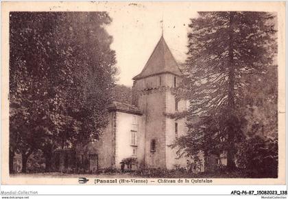 AFQP6-87-0582 - PANAZOL - château de la quintaine