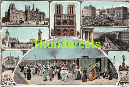 CPA 75 BONJOUR DE PARIS