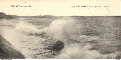 CPA Parame Vague Pres de la Digue