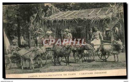 CPA Jardin D Acclimatation De Paris Caravane Indienne