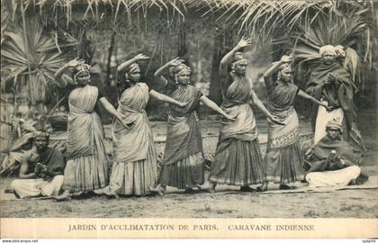 CPA Paris Jardin d acclimatation Caravane indienne