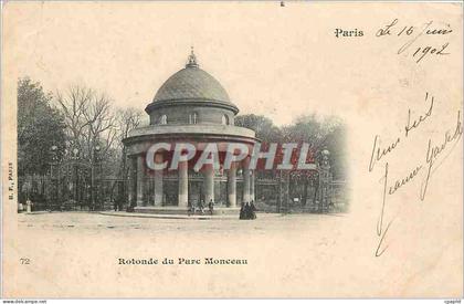 CPA PARIS Le Parc Monceau - La Rotonde