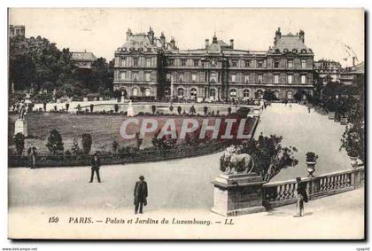 CPA Paris Palais et Jardins du Luxembourg