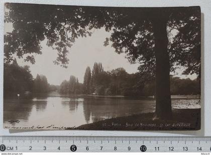 I122096 Cartolina Francia - Paris - Le lac Supèrieur - VG 1917