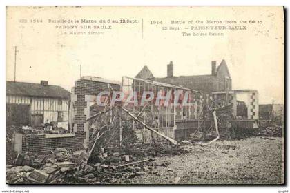 CPA Militaria Pargny sur Saulx La maison simon