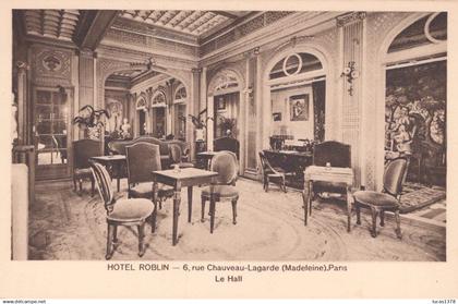 75 / PARIS - Hotel ROBLIN  / 6 rue Chauveau-Lagarde - Le Hall