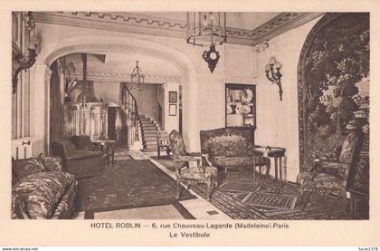 75 / PARIS - Hotel ROBLIN  / 6 rue Chauveau-Lagarde - Le Vestibule