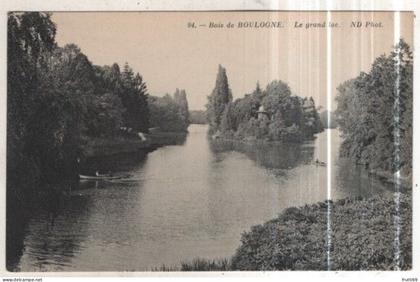 AK 275766 FRANCE - Bois de Boilogne - le grand lac