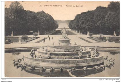 POSTAL   PARIS  - PARC  DE VERSALLES  -  BASSIN DE LATONE -