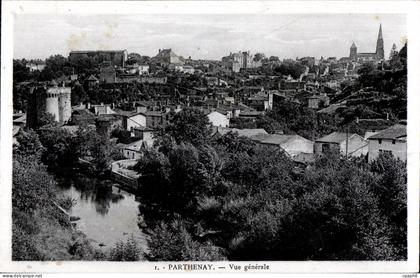 CPA Parthenay Vue Generale