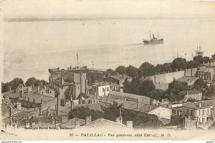 CPA Pauillac vue generale cote est
