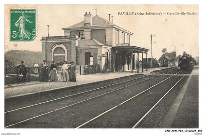 CAR-ACWP12-0866-76 - PAVILLY - Gare pavilly-station
