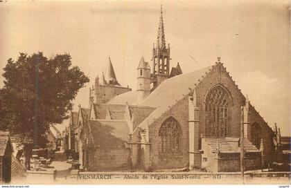 CPA Penmarch Abside de l'Eglise Saint Nonna