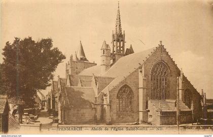 CPA Penmarch Abside de l'Eglise Saint Nonna