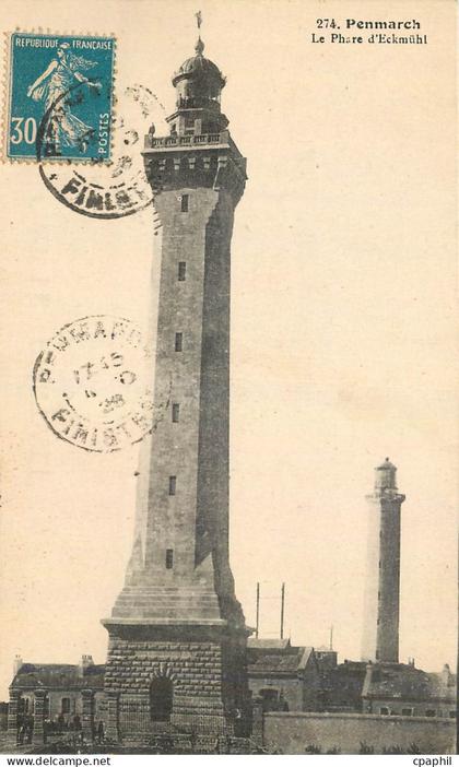CPA Penmarch Le Phare d'Eckmuhl